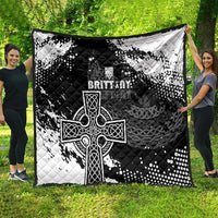 Brittany Celtic Cross Quilt With Celtic Knotwork - Wonder Print Shop