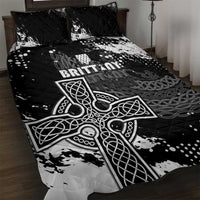Brittany Celtic Cross Quilt Bed Set With Celtic Knotwork - Wonder Print Shop