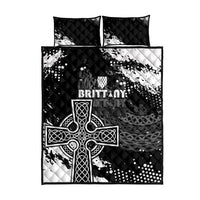 Brittany Celtic Cross Quilt Bed Set With Celtic Knotwork - Wonder Print Shop