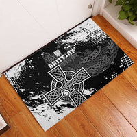 Brittany Celtic Cross Rubber Doormat With Celtic Knotwork - Wonder Print Shop