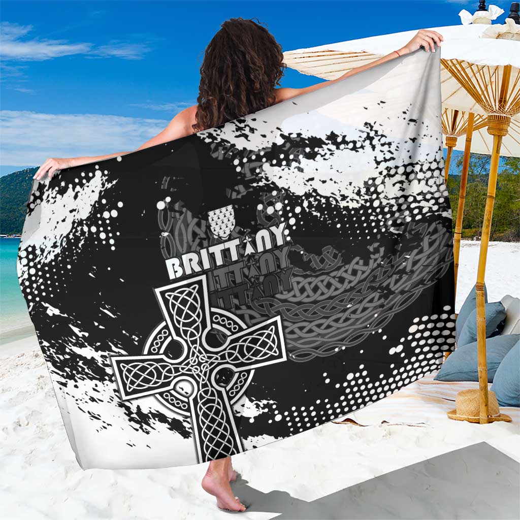 Brittany Celtic Cross Sarong With Celtic Knotwork - Wonder Print Shop