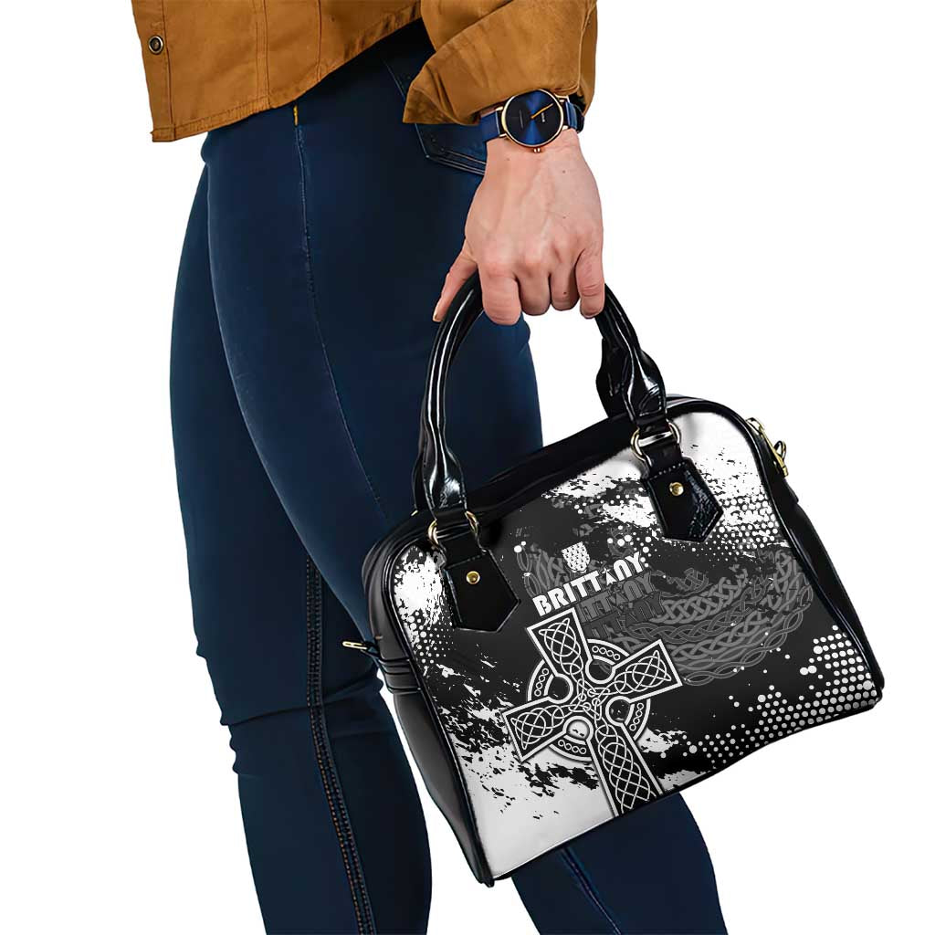 Brittany Celtic Cross Shoulder Handbag With Celtic Knotwork - Wonder Print Shop