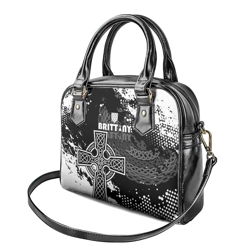 Brittany Celtic Cross Shoulder Handbag With Celtic Knotwork - Wonder Print Shop