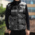 Personalized Brittany Celtic Cross Sleeveless Puffer Jacket With Celtic Knotwork - Wonder Print Shop