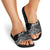 Brittany Celtic Cross Slide Sandals With Celtic Knotwork - Wonder Print Shop