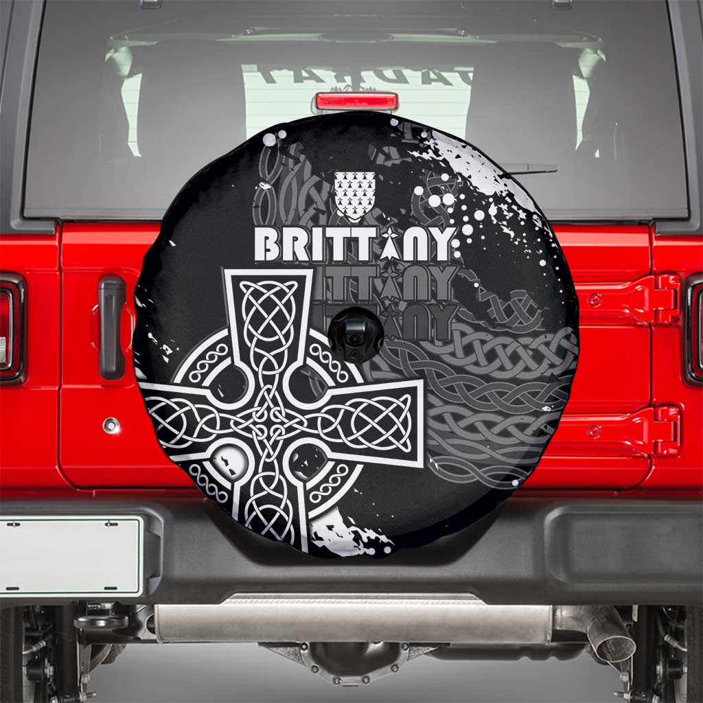 Brittany Celtic Cross Spare Tire Cover With Celtic Knotwork - Wonder Print Shop