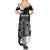 Personalized Brittany Celtic Cross Summer Maxi Dress With Celtic Knotwork - Wonder Print Shop