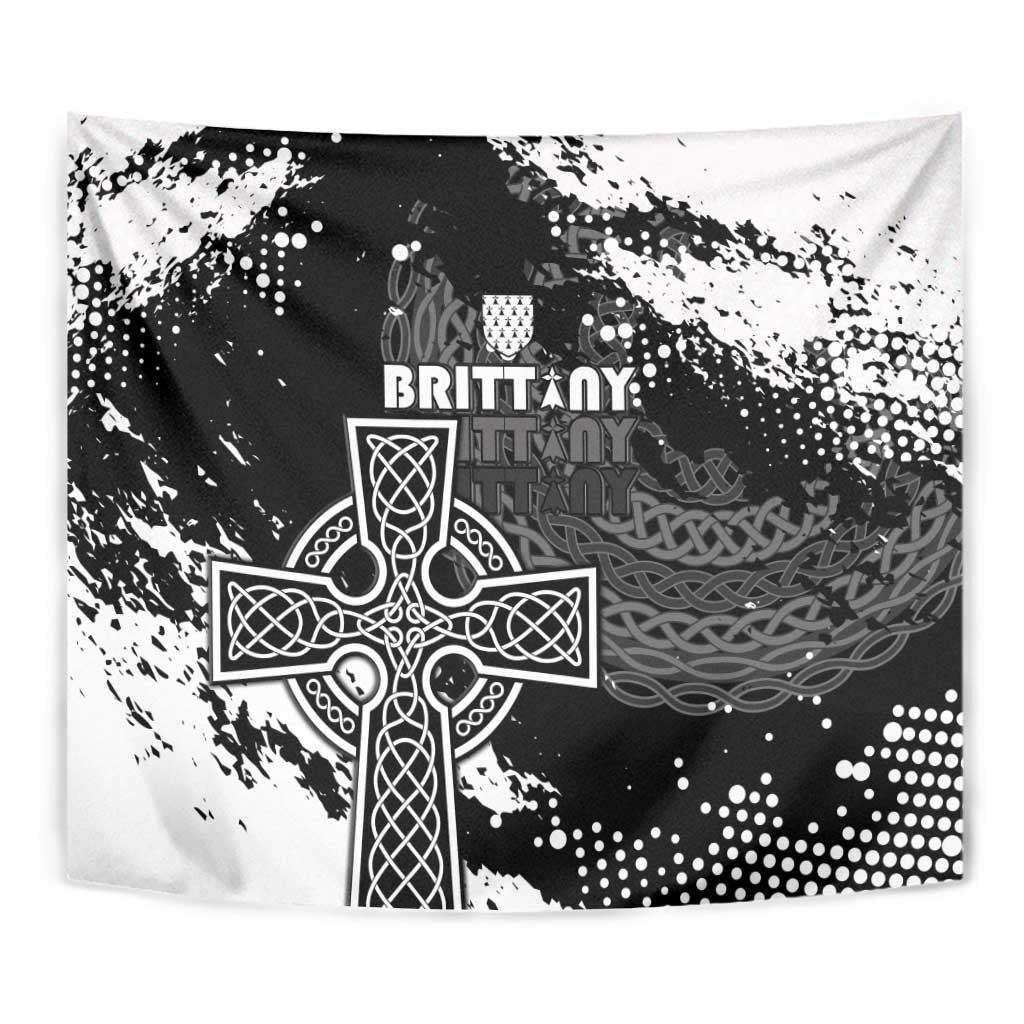 Brittany Celtic Cross Tapestry With Celtic Knotwork - Wonder Print Shop