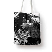 Brittany Celtic Cross Tote Bag With Celtic Knotwork - Wonder Print Shop