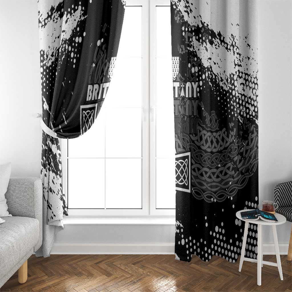 Brittany Celtic Cross Window Curtain With Celtic Knotwork - Wonder Print Shop