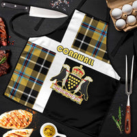 Cornwall Apron Coat Of Arms - Cornish Tartan - Wonder Print Shop