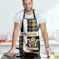 Cornwall Apron Coat Of Arms - Cornish Tartan - Wonder Print Shop