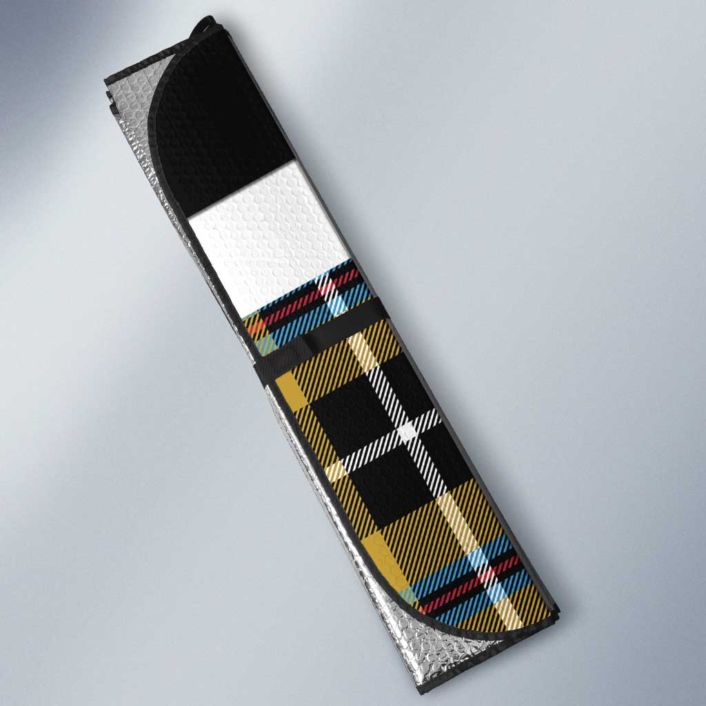 Cornwall Auto Sun Shade Coat Of Arms - Cornish Tartan - Wonder Print Shop