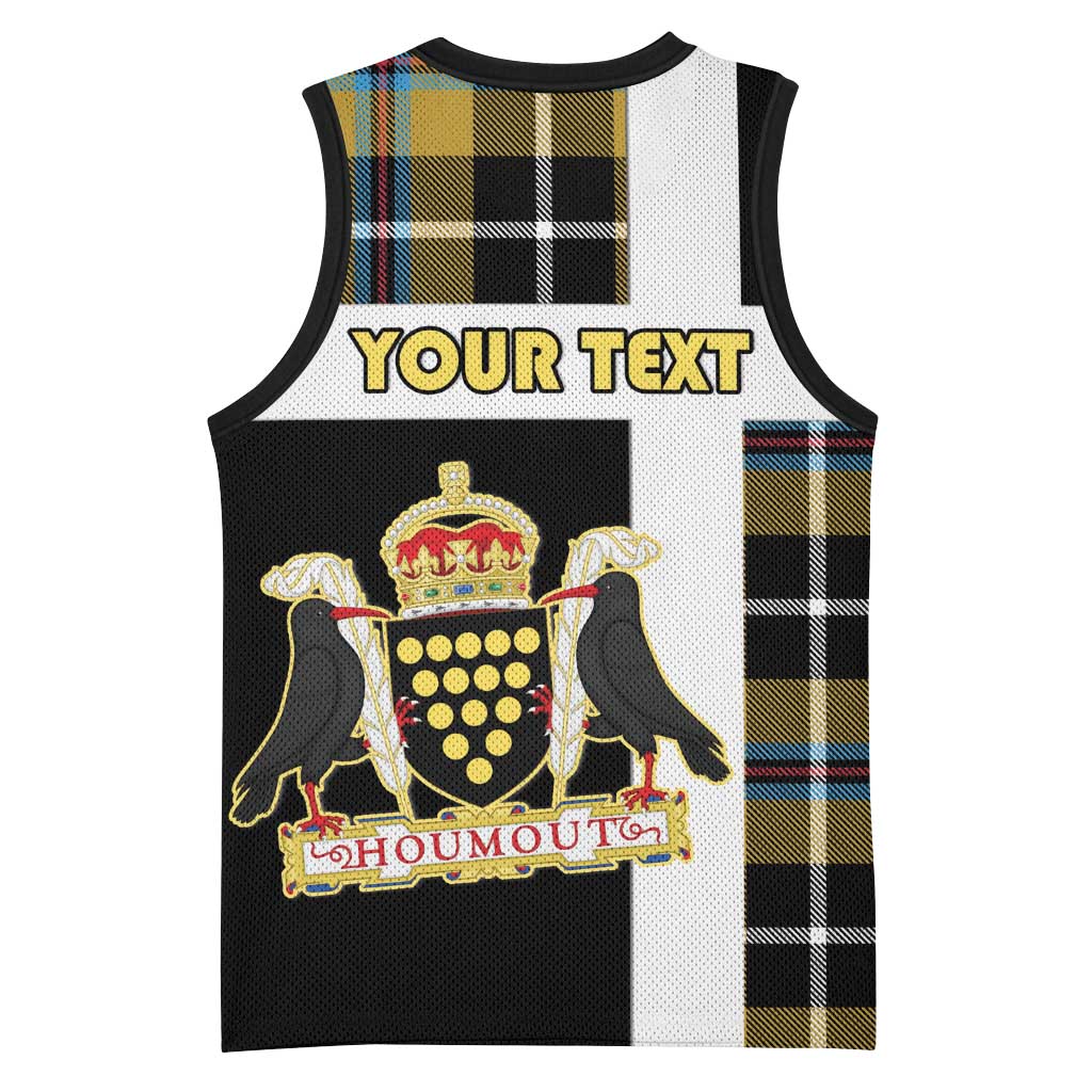 Personalized Cornwall Basketball Jersey Coat Of Arms - Cornish Tartan - Wonder Print Shop