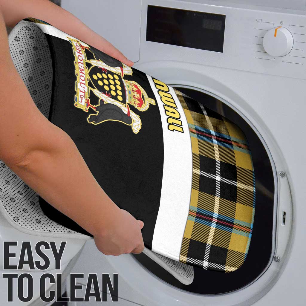 Cornwall Bathroom Set Coat Of Arms - Cornish Tartan - Wonder Print Shop