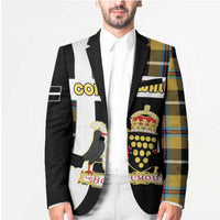 Personalized Cornwall Blazer Coat Of Arms - Cornish Tartan - Wonder Print Shop