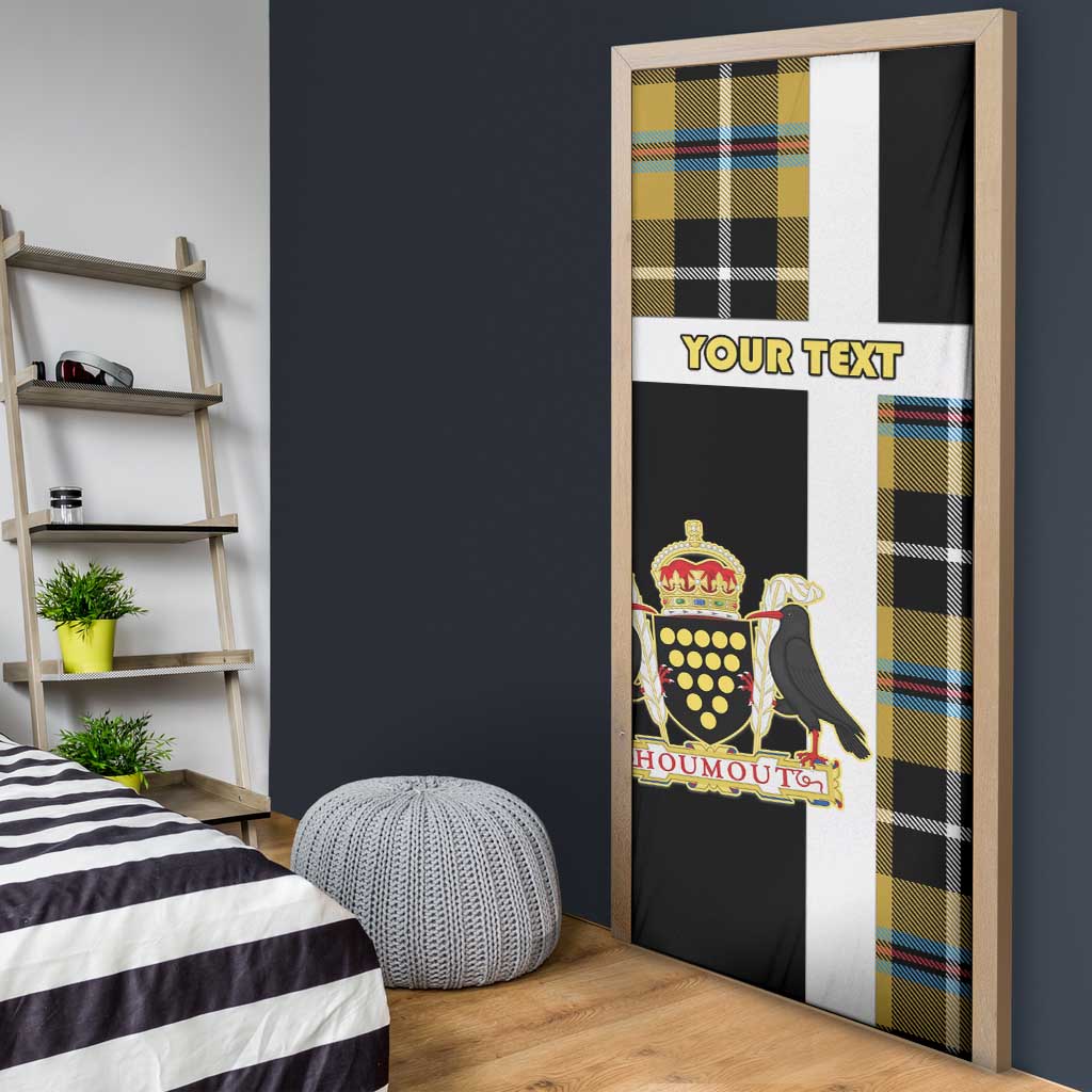 Cornwall Door Cover Coat Of Arms - Cornish Tartan - Wonder Print Shop