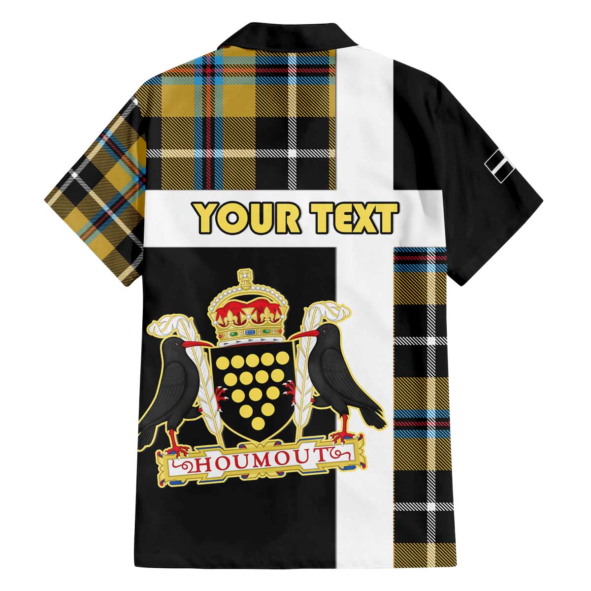 Personalized Cornwall Family Matching Off The Shoulder Long Sleeve Dress and Hawaiian Shirt Coat Of Arms - Cornish Tartan - Wonder Print Shop