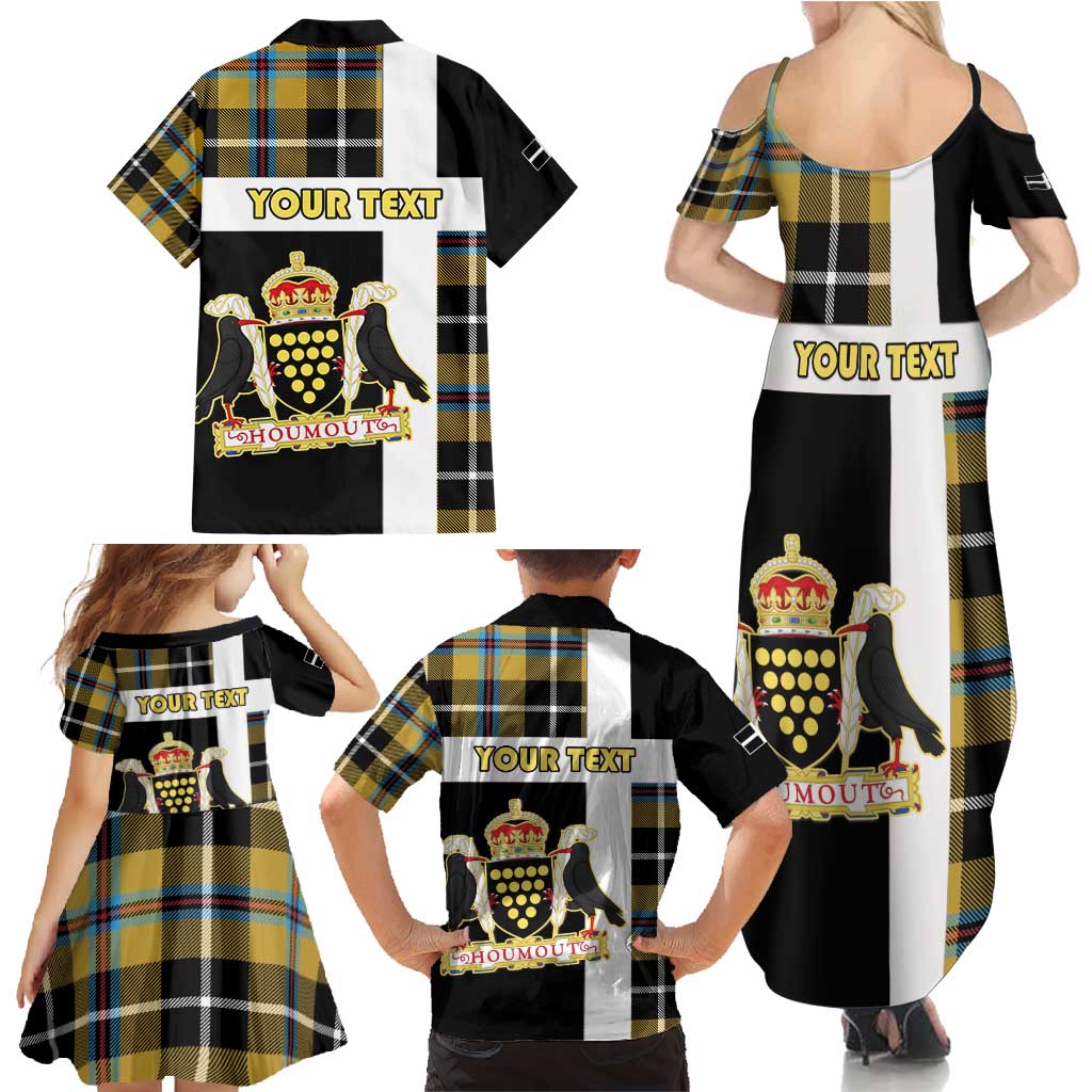 Personalized Cornwall Family Matching Summer Maxi Dress and Hawaiian Shirt Coat Of Arms - Cornish Tartan - Wonder Print Shop