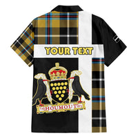 Personalized Cornwall Family Matching Tank Maxi Dress and Hawaiian Shirt Coat Of Arms - Cornish Tartan - Wonder Print Shop