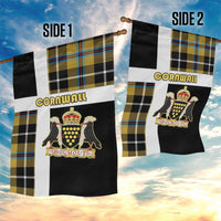 Cornwall Garden Flag Coat Of Arms - Cornish Tartan - Wonder Print Shop