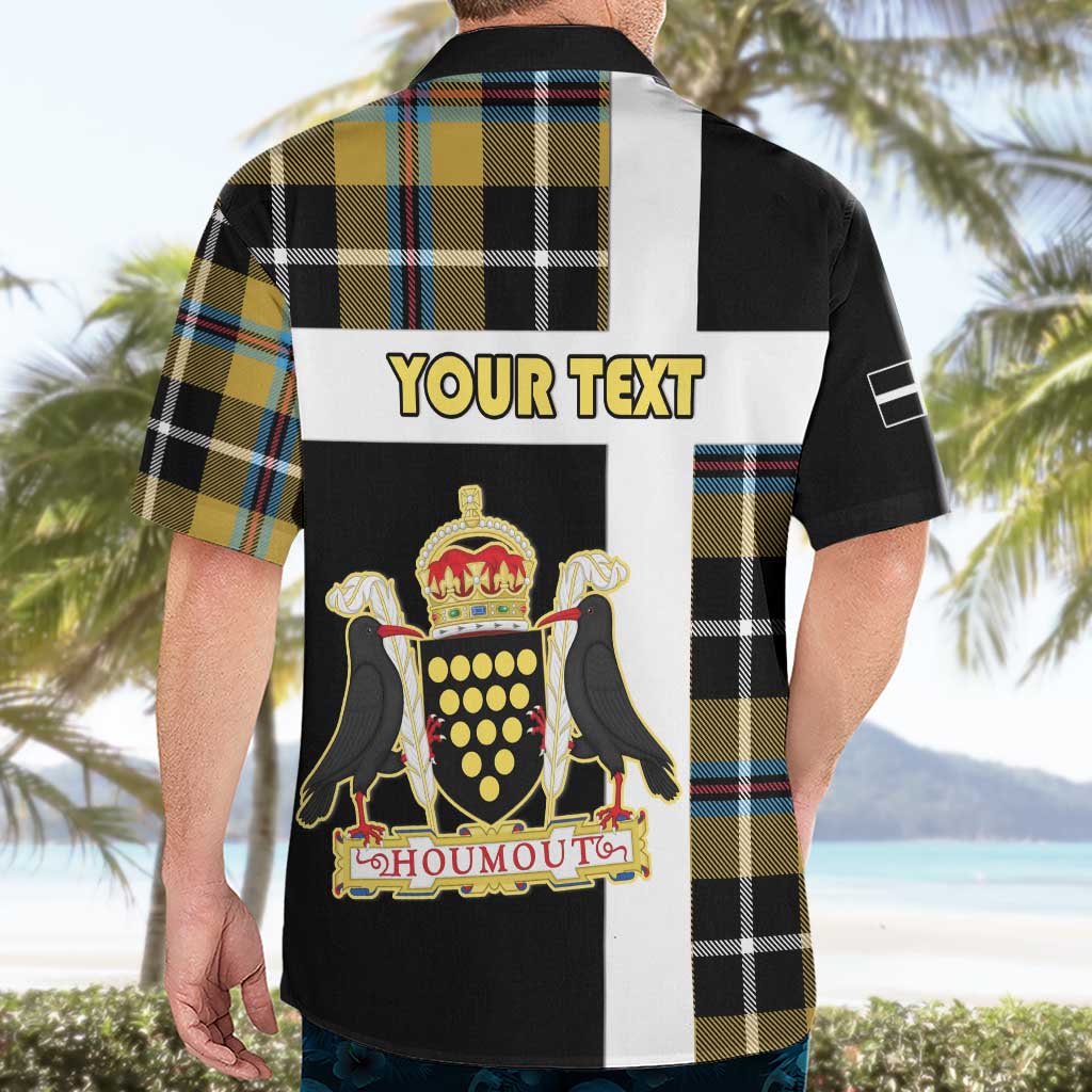 Personalized Cornwall Hawaiian Shirt Coat Of Arms - Cornish Tartan - Wonder Print Shop