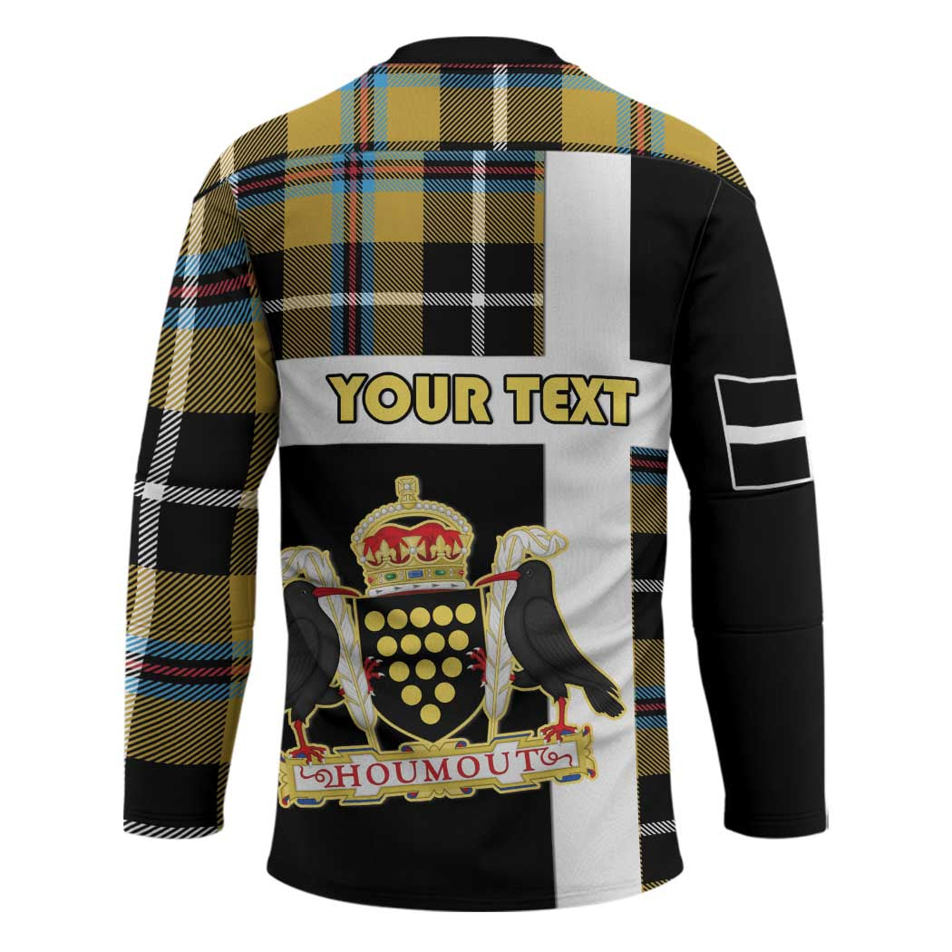 Personalized Cornwall Hockey Jersey Coat Of Arms - Cornish Tartan - Wonder Print Shop