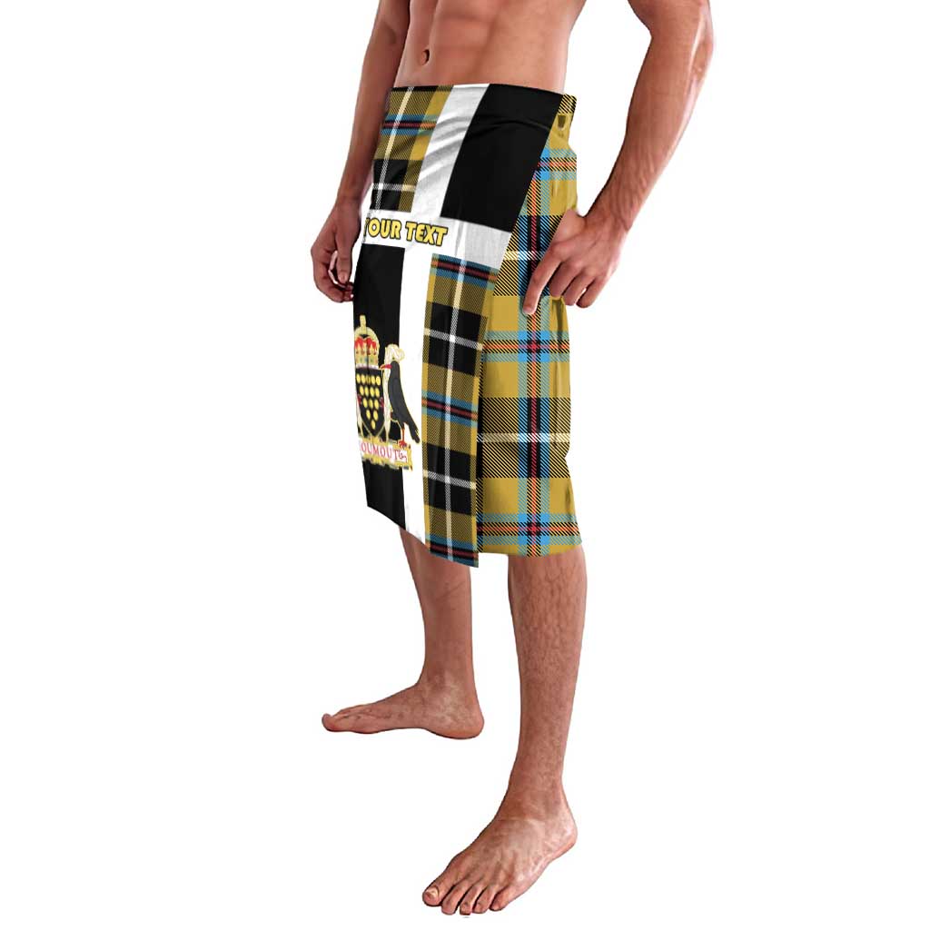 Personalized Cornwall Lavalava Coat Of Arms - Cornish Tartan - Wonder Print Shop