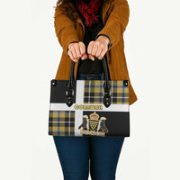 Cornwall Leather Bag Coat Of Arms - Cornish Tartan - Wonder Print Shop