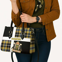 Cornwall Leather Bag Coat Of Arms - Cornish Tartan - Wonder Print Shop
