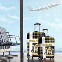 Cornwall Luggage Cover Coat Of Arms - Cornish Tartan - Wonder Print Shop