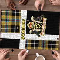 Cornwall Puzzle Coat Of Arms - Cornish Tartan - Wonder Print Shop