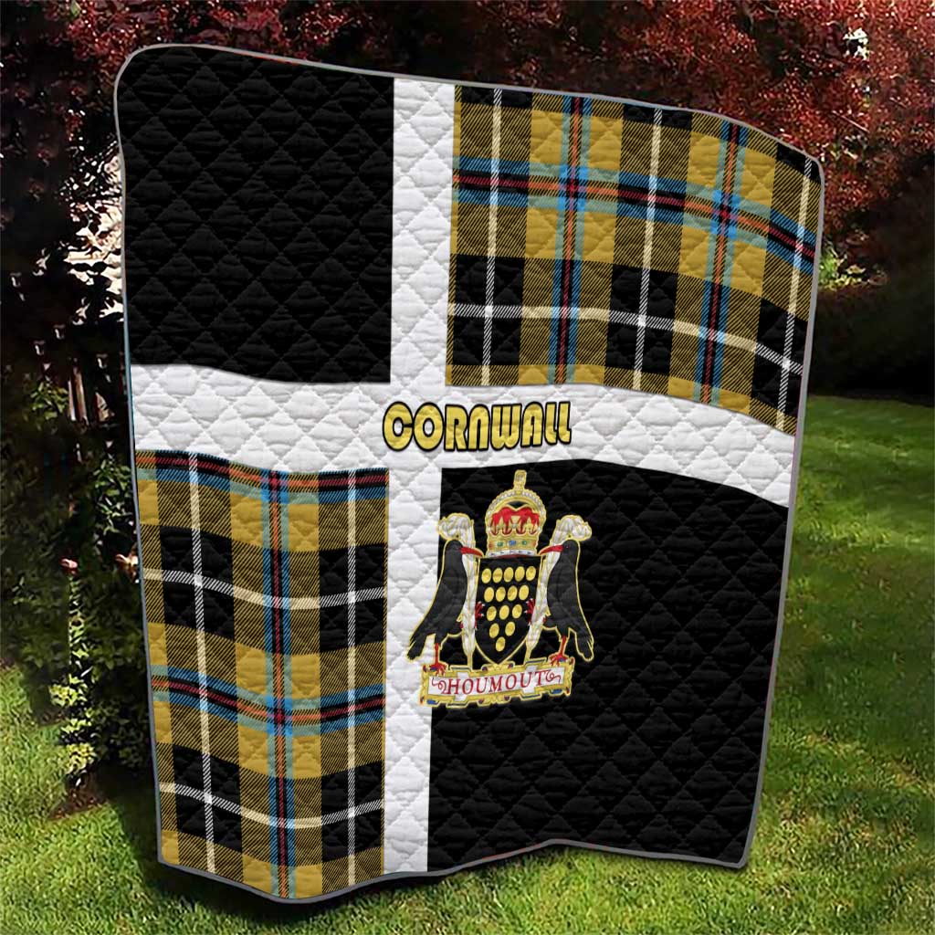 Cornwall Quilt Coat Of Arms - Cornish Tartan - Wonder Print Shop
