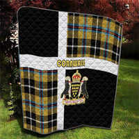 Cornwall Quilt Coat Of Arms - Cornish Tartan - Wonder Print Shop