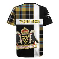 Personalized Cornwall Rugby Jersey Coat Of Arms - Cornish Tartan - Wonder Print Shop