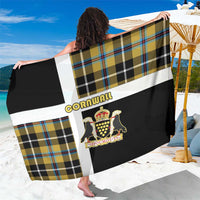 Cornwall Sarong Coat Of Arms - Cornish Tartan - Wonder Print Shop