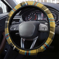 Cornwall Steering Wheel Cover Coat Of Arms - Cornish Tartan - Wonder Print Shop