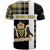 Personalized Cornwall T Shirt Coat Of Arms - Cornish Tartan - Wonder Print Shop