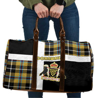 Cornwall Travel Bag Coat Of Arms - Cornish Tartan - Wonder Print Shop