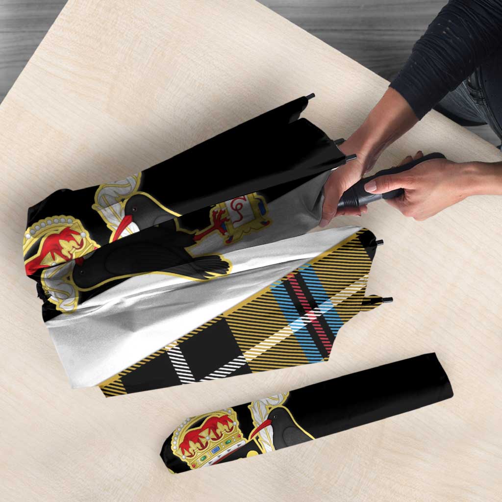 Cornwall Umbrella Coat Of Arms - Cornish Tartan - Wonder Print Shop