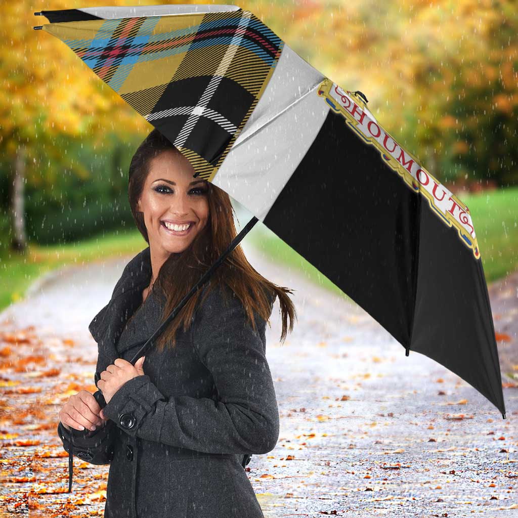 Cornwall Umbrella Coat Of Arms - Cornish Tartan - Wonder Print Shop