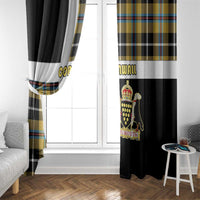 Cornwall Window Curtain Coat Of Arms - Cornish Tartan - Wonder Print Shop