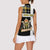 Personalized Cornwall Women Sleeveless Polo Shirt Coat Of Arms - Cornish Tartan - Wonder Print Shop