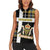 Personalized Cornwall Women Sleeveless Polo Shirt Coat Of Arms - Cornish Tartan - Wonder Print Shop