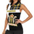 Personalized Cornwall Women Sleeveless Polo Shirt Coat Of Arms - Cornish Tartan - Wonder Print Shop