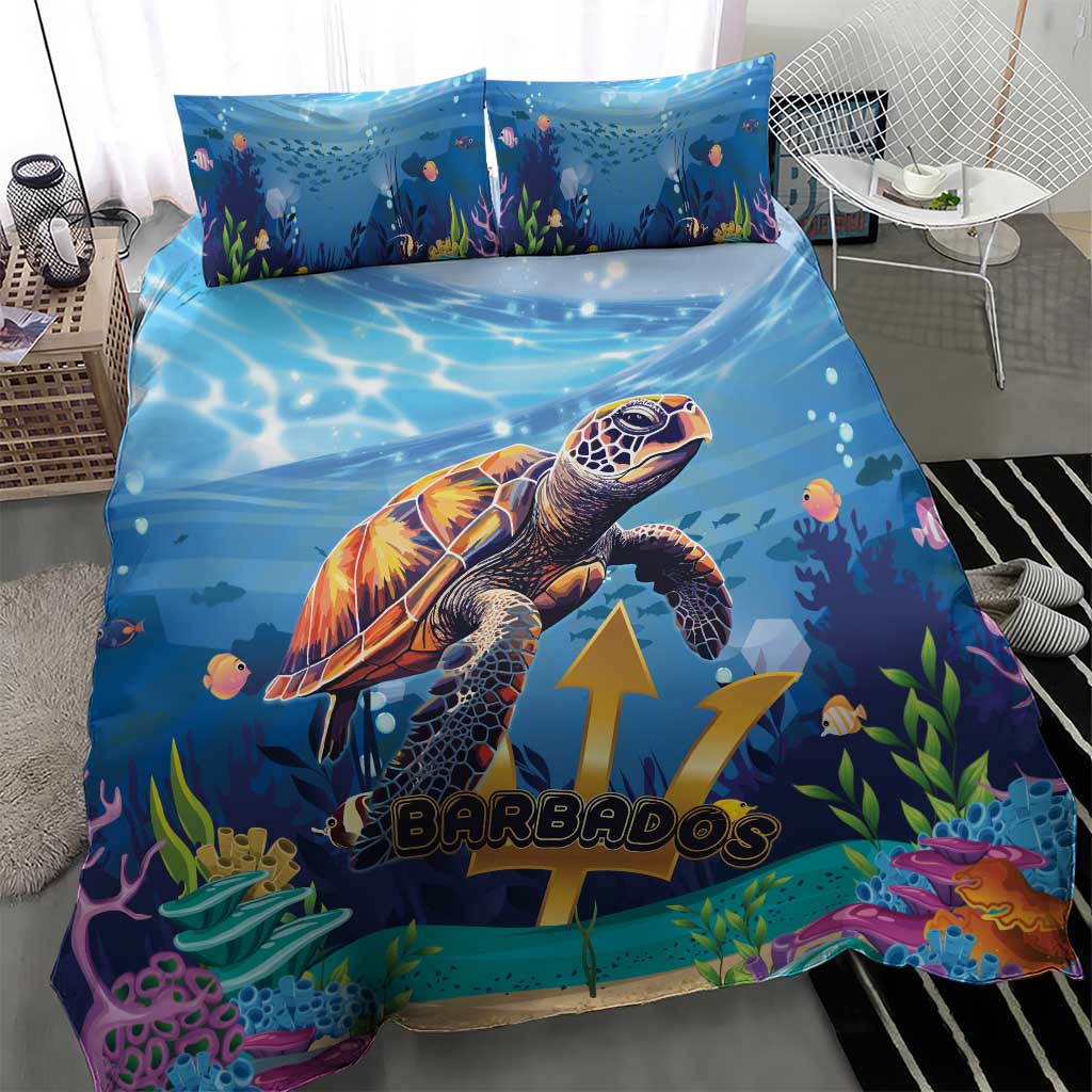 Barbados Sea Turtle Bedding Set Ocean Style - Wonder Print Shop
