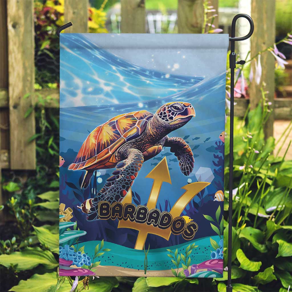 Barbados Sea Turtle Garden Flag Ocean Style - Wonder Print Shop