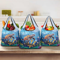 Barbados Sea Turtle Grocery Bag Ocean Style