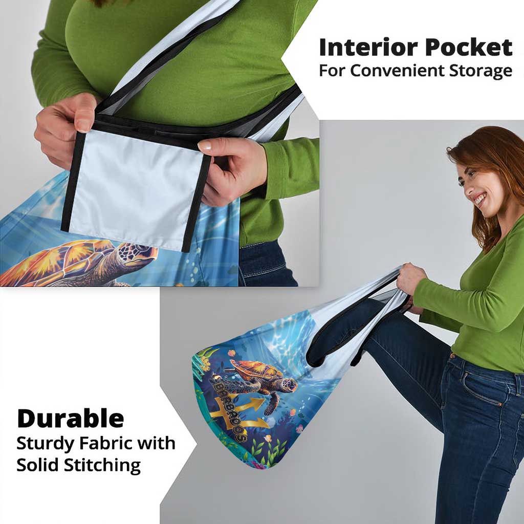 Barbados Sea Turtle Grocery Bag Ocean Style