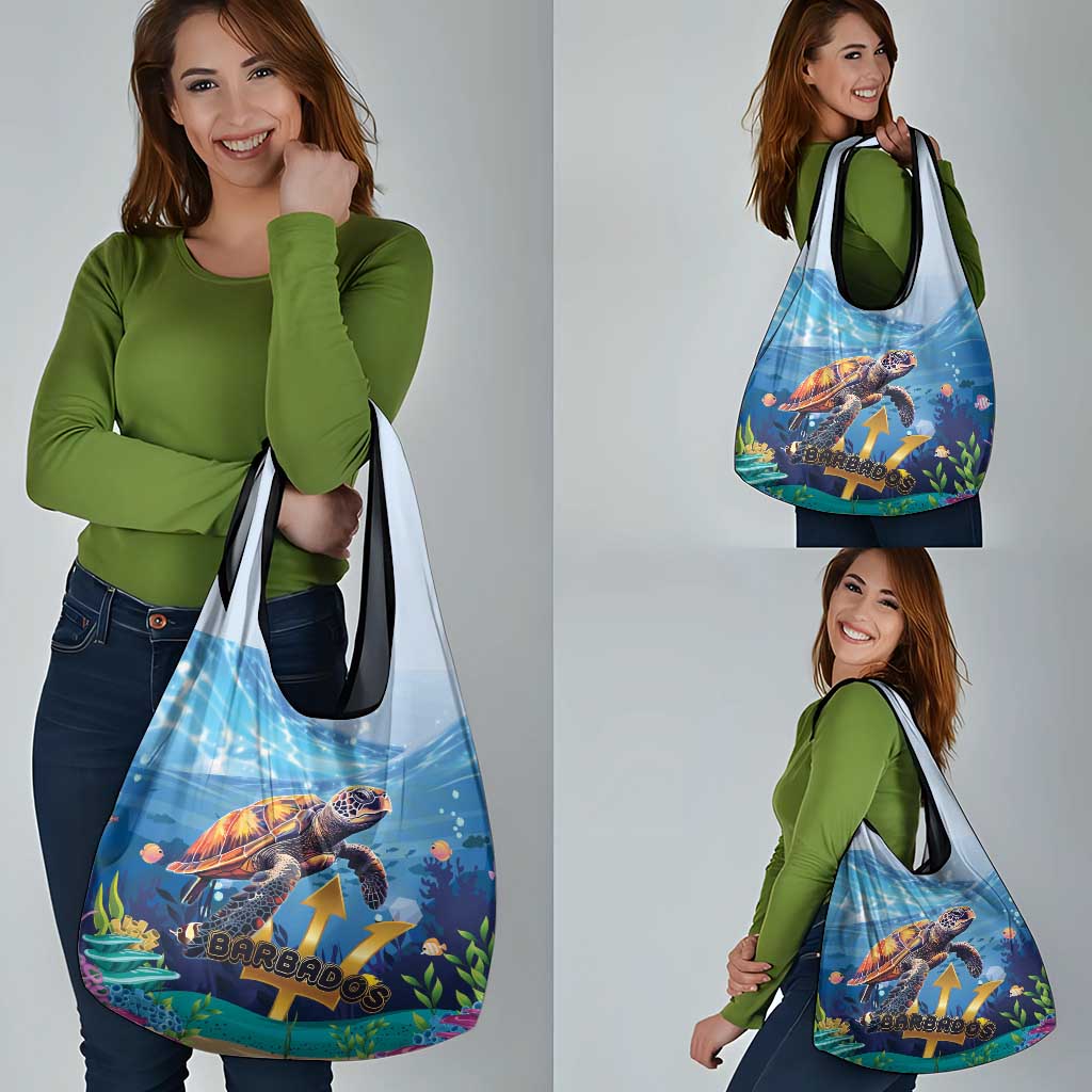 Barbados Sea Turtle Grocery Bag Ocean Style